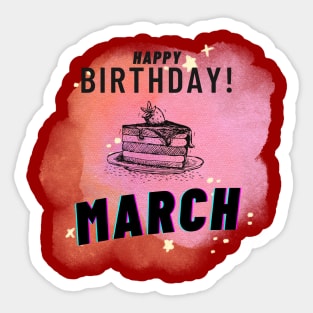 Birthday march #3 Sticker